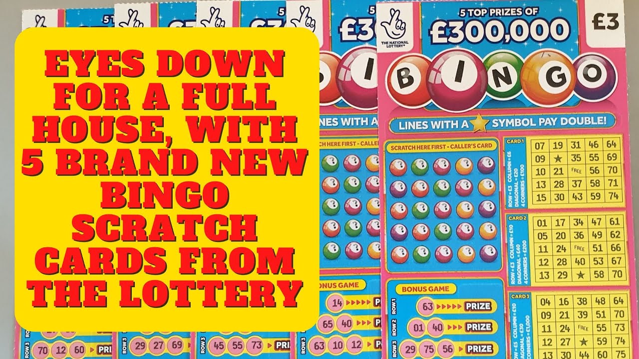 5 New Bingo scratch tickets for you to enjoy. £15 of the new £3 Bing0 Lotto Scratch Cards