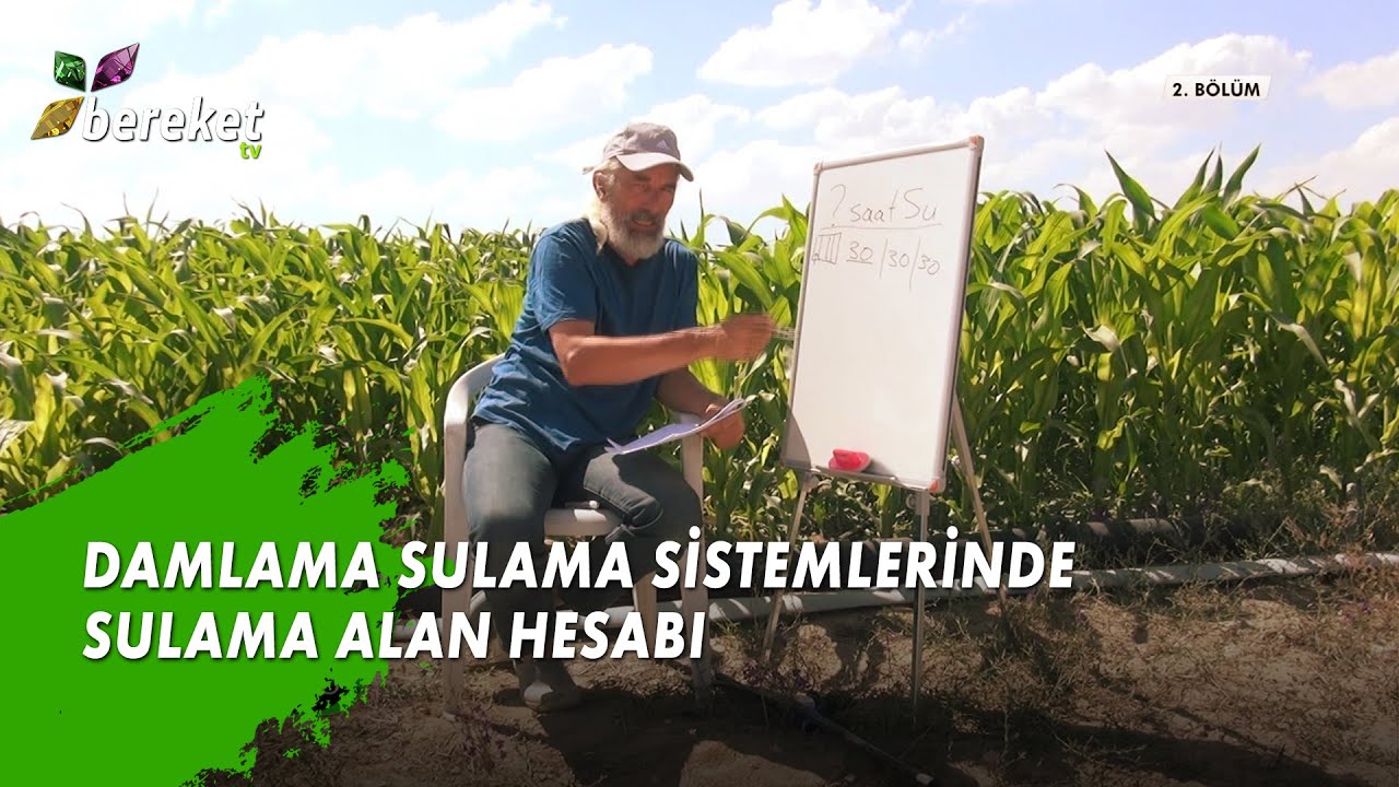 Tarla Günlüğü - Damlama Sulama Sistemlerinde Sulama Alan Hesabı
