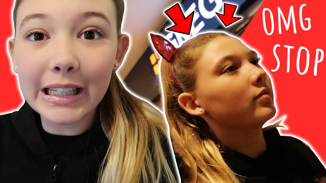 EMBARRASSING MY 13 YEAR OLD DAUGHTER SO BAD IN A SHOPPING MALL!