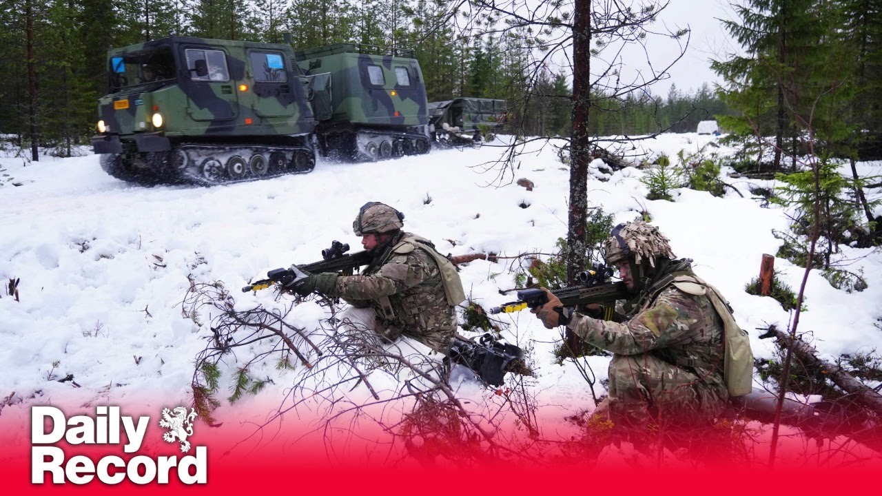 Scots-based troops join Nato exercise as Finland prepares for potential Russian invasion