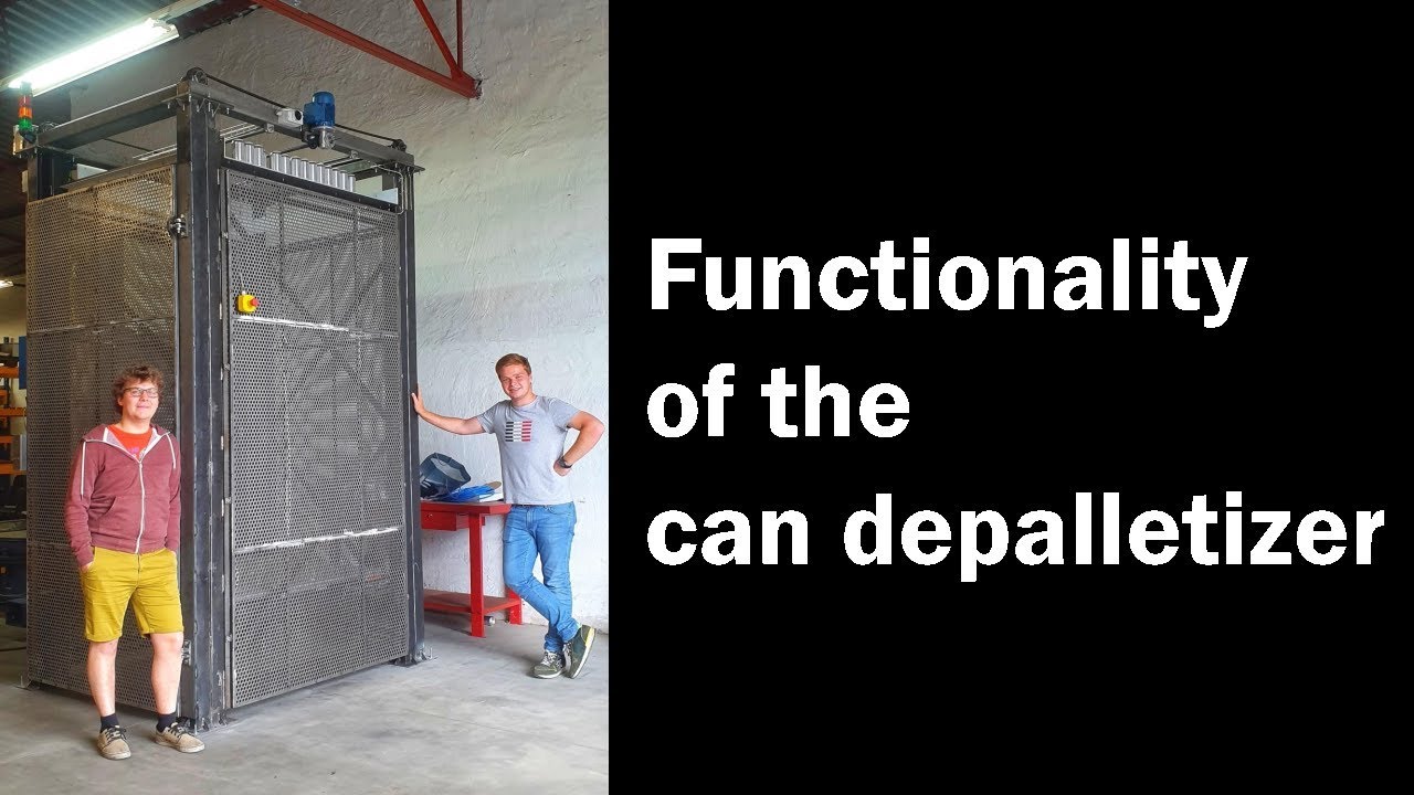 Functional overview of the can depalletizer | Showcase