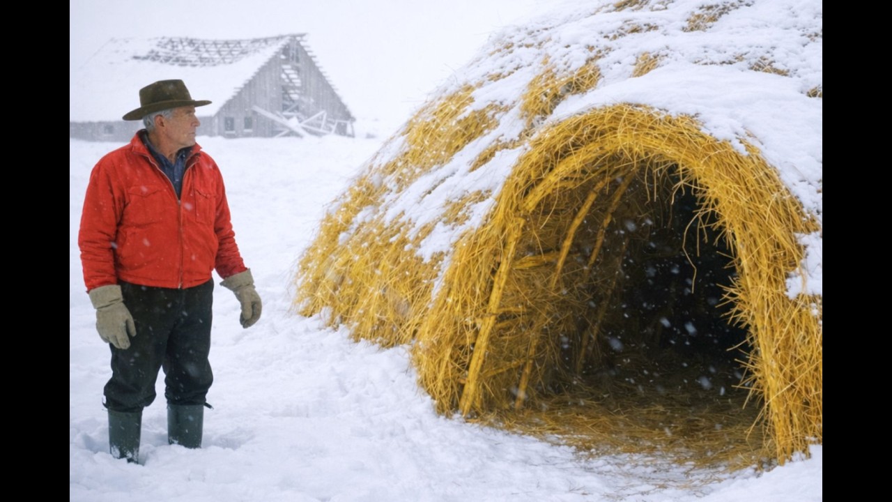 Everyone Laughed at His Hay Igloo—Until the Worst Blizzard in 75 Years Hit