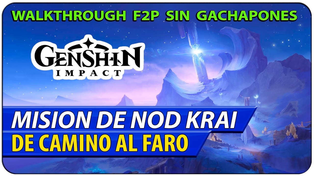 Misión De camino al faro - Punto de encuentro Isla Paha (Nod Krai) #genshinimpact 6.0