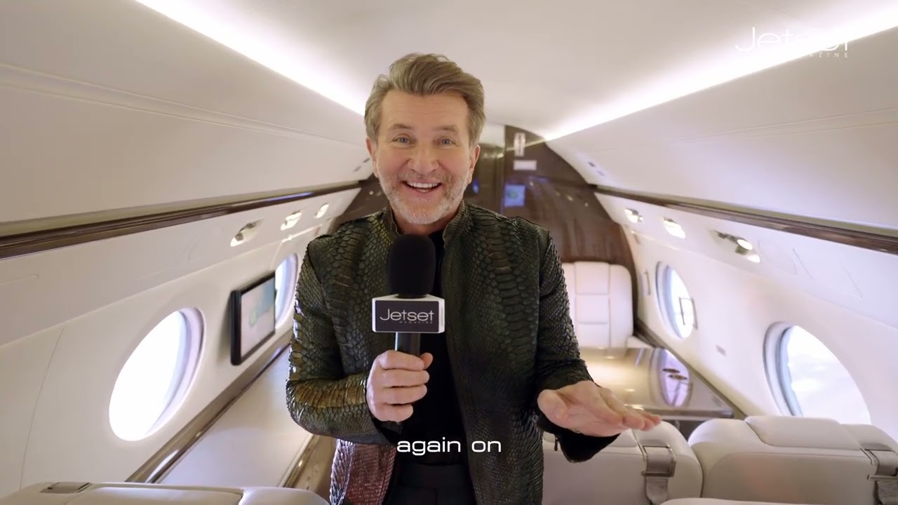 Внутри самолета Gulfstream G550 Роберта Херьявека | Роскошный тур на реактивном самолете и семейн...