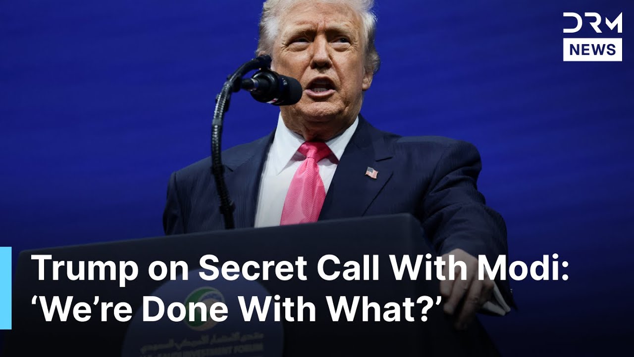 &lsquo;We&rsquo;re Done With What?&rsquo; Trump Recalls Intense Modi Call During India-Pakistan War | AC1G
