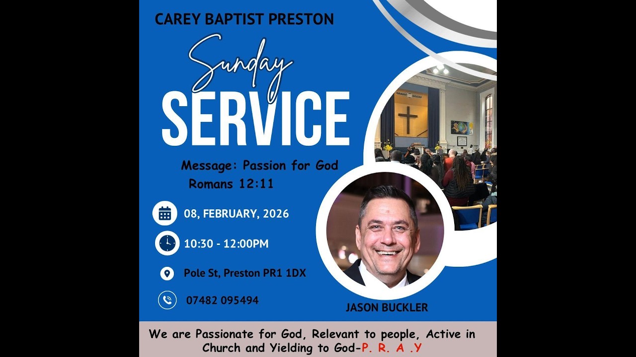 Carey Baptist Church Morning Service - 08/02/26