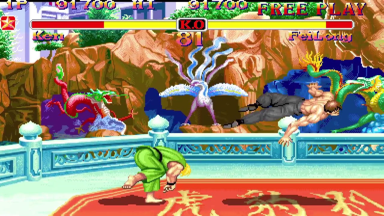 Street Fighter 30th.Anniversary Collection gameplay.