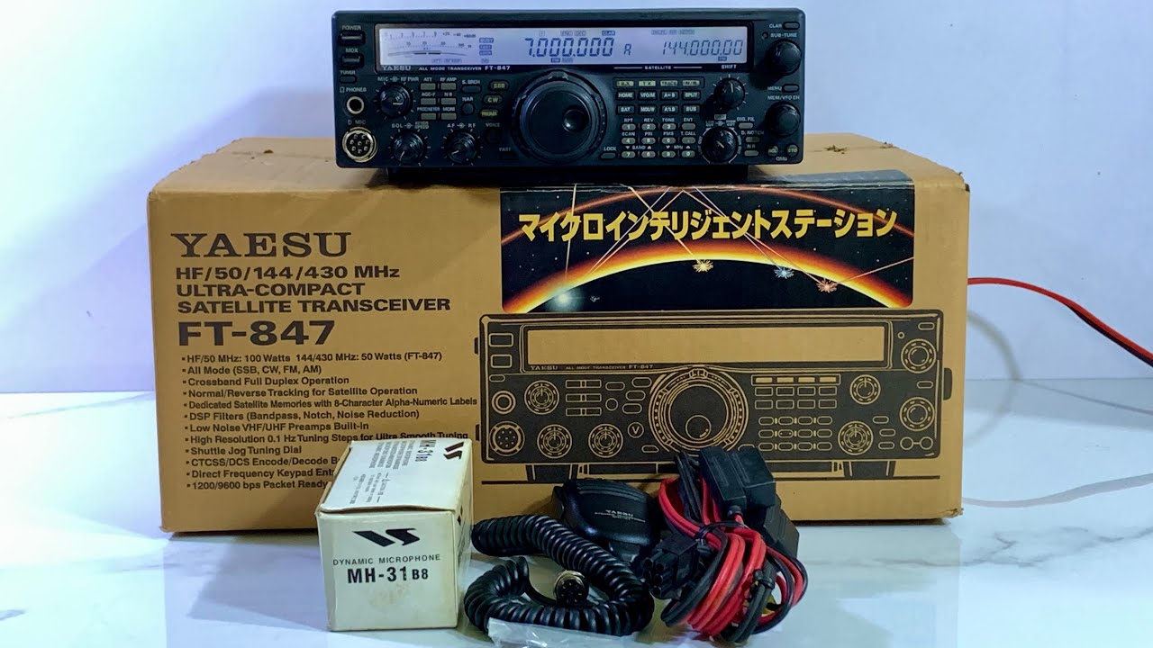 💥Yaesu FT-847 Allband 120/100/45/40W Dusbuk SAT DSP💥