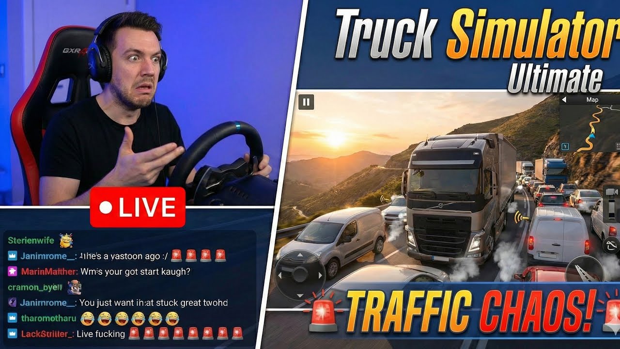 🕹️🚦LIVE: Traffic Chaos in Truck Simulator Ultimate! #TruckSimulatorUltimate #LiveStream