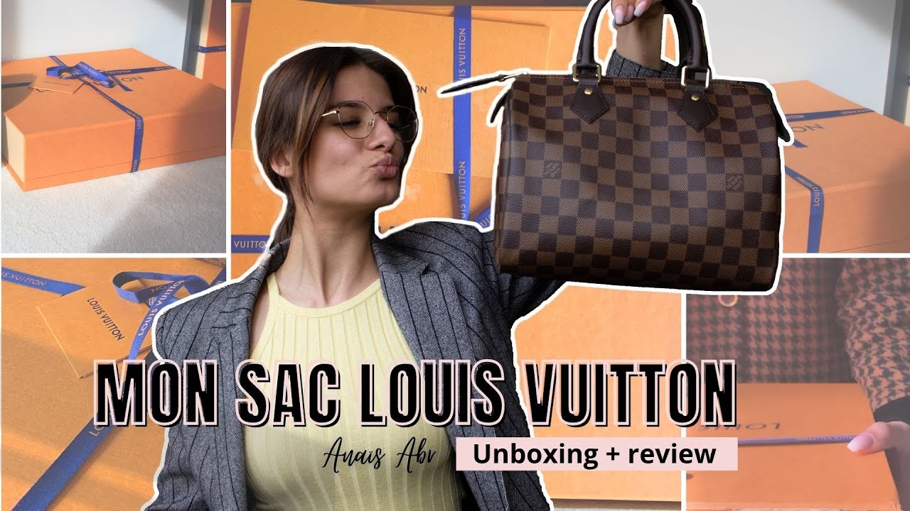 LOUIS VUITTON Speedy 25 | Mon premier SAC de LUXE (unboxing + avis) 🤩