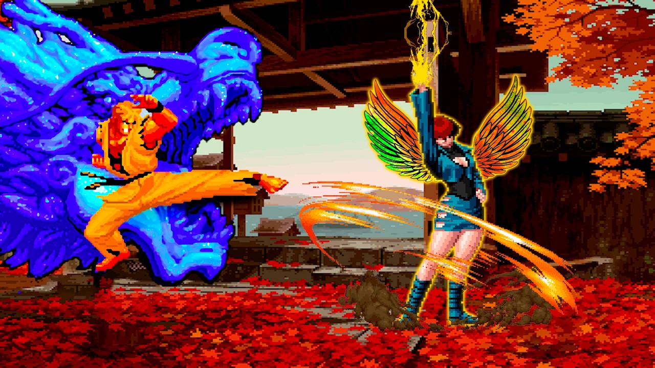 [KOF Mugen] Ryo Sakazaki Team vs Shermie Team