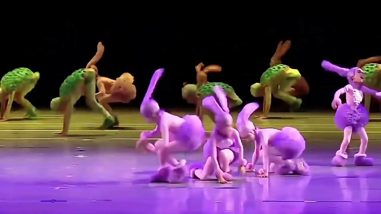 Chinese children dance: The Tortoise and the Hare