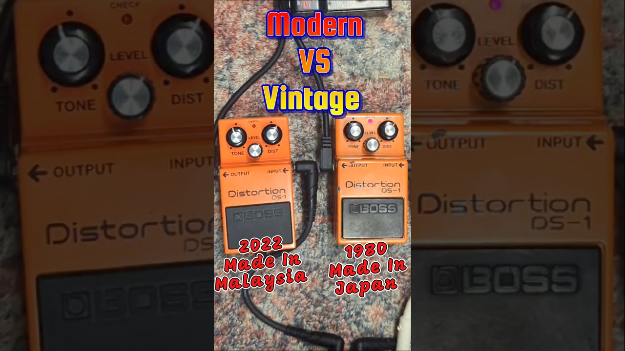🤖Modern VS 👴Vintage BOSS DS-1 🤯