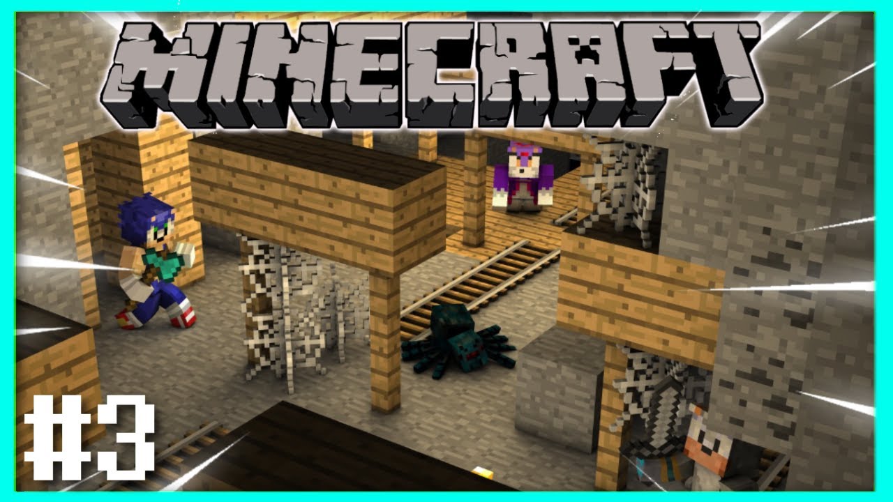 Silver & Blaze Play Minecraft - Part 3 - DIAMONDS?!? [Feat: Sonic]