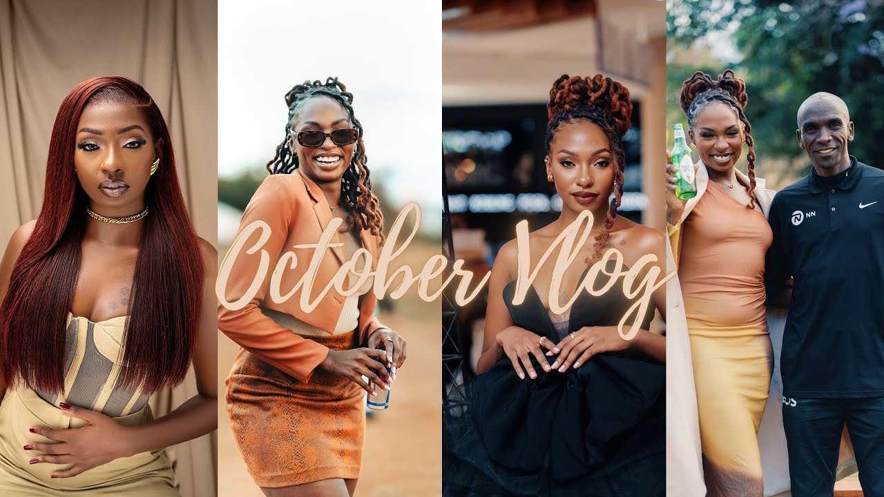 VLOG: October - first MC gig, Stephanie X Klush Hair collection, events, shoot days, therapy & more