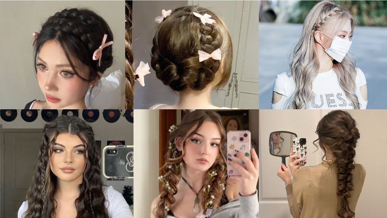 Easy & Elegant Braid Hairstyles ✨ | Step-by-Step #hairstyles #aesthetic