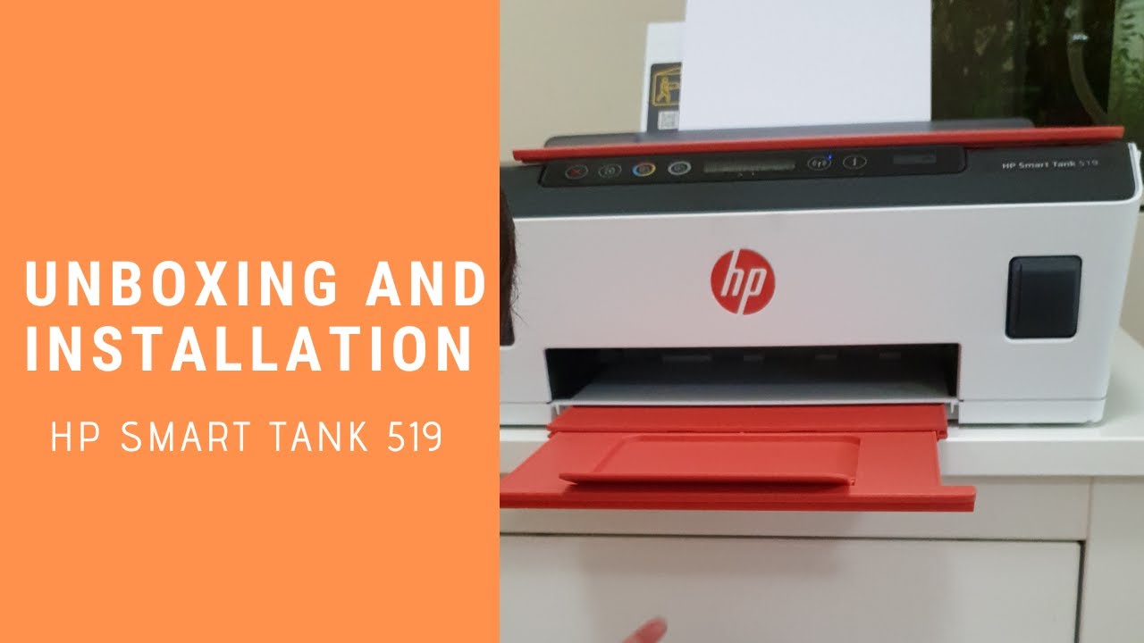 Unboxing and Installation #HP Smart Tank 519