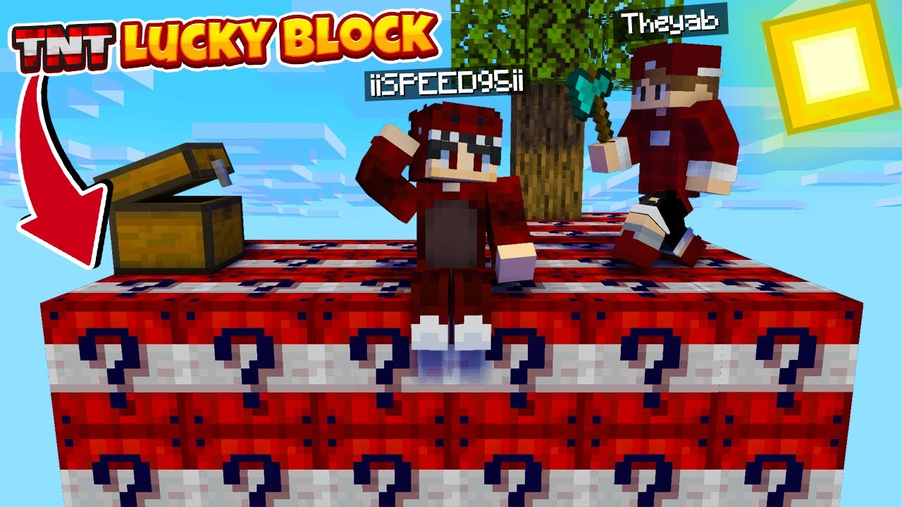 ماين كرافت بلوكات حظ التي ان تي ( مع ذياب ) ! 🔥🔥 | TNT Lucky Block