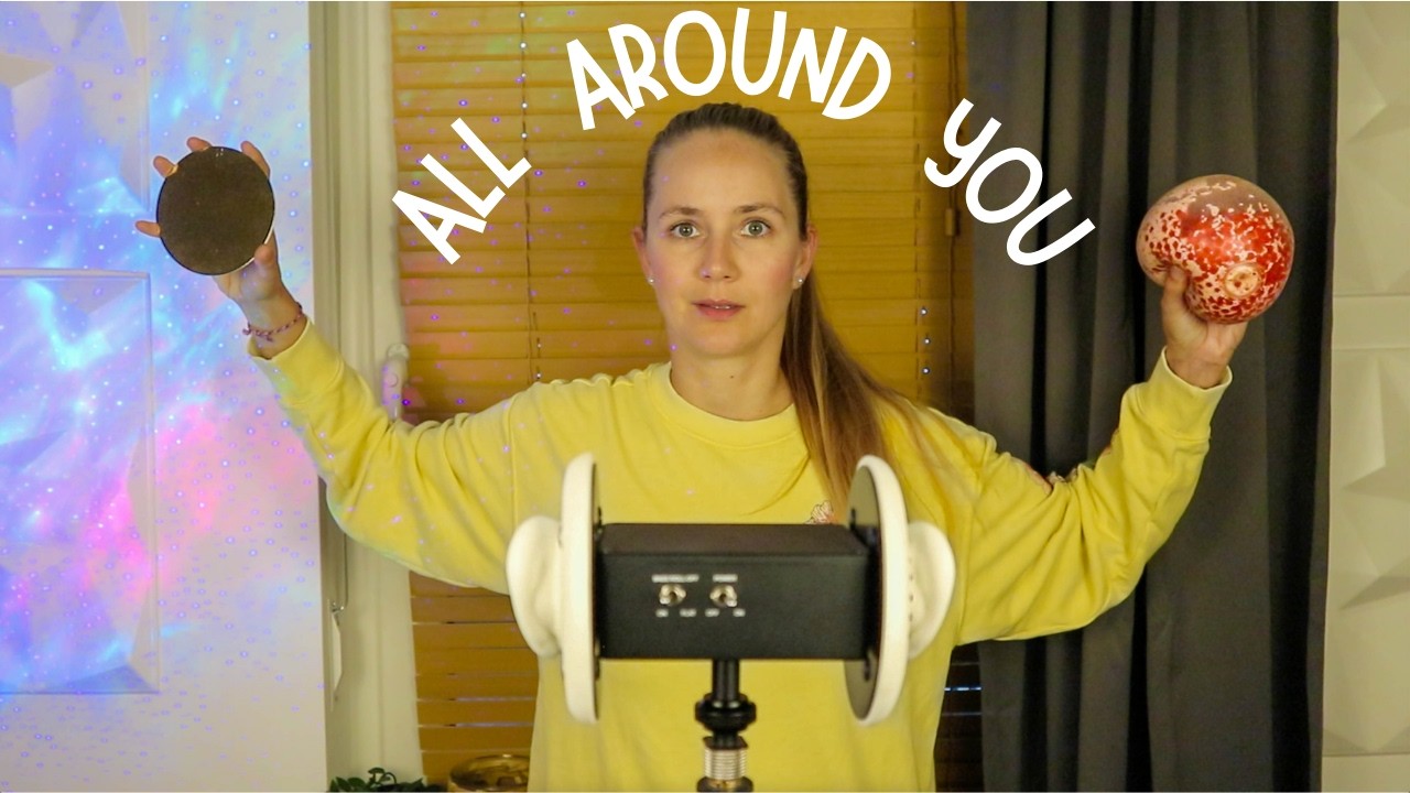 ASMR with A 3D Microphone Triggers All Around You 🔁