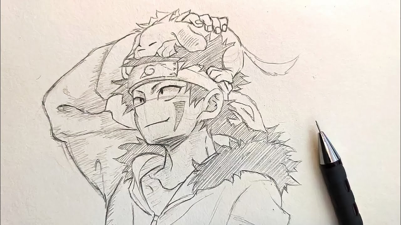 Kiba Inuzuka Çizimi - Anime Nasıl Çizilir / Naruto