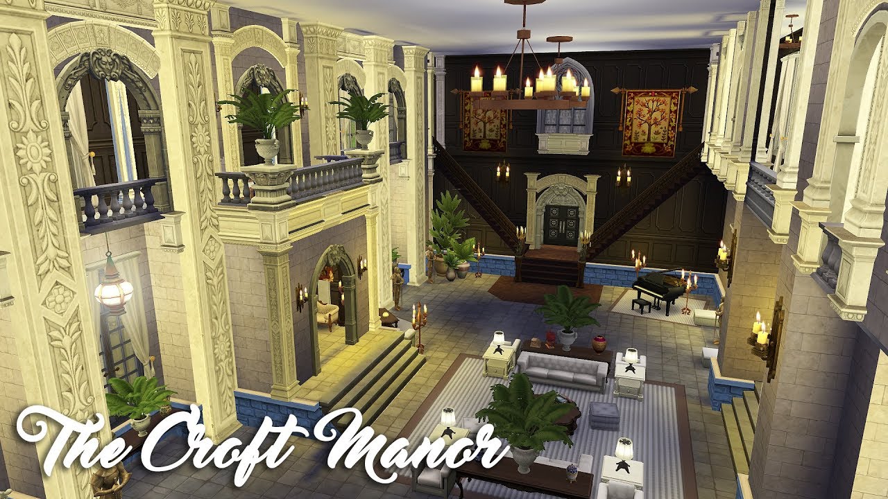 The Sims 4 Speed Build - The Croft Manor (Part 2)