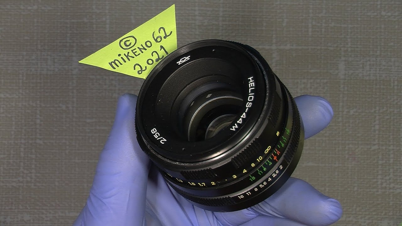 How to re-store the aperture click function In Helios-44M  2/58
