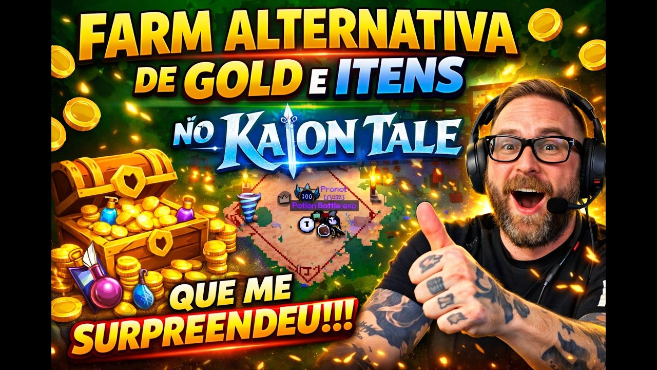 FARM ALTERNATIVA DE GOLD E ITENS NO KAION TALE QUE ME SURPREENDEU!!