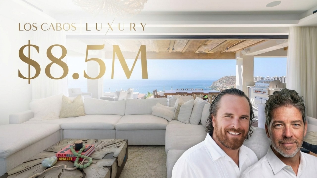 $6.95M Cove Club Villa | Rooftop Pool, Ocean Views | Cabo Del Sol Luxury