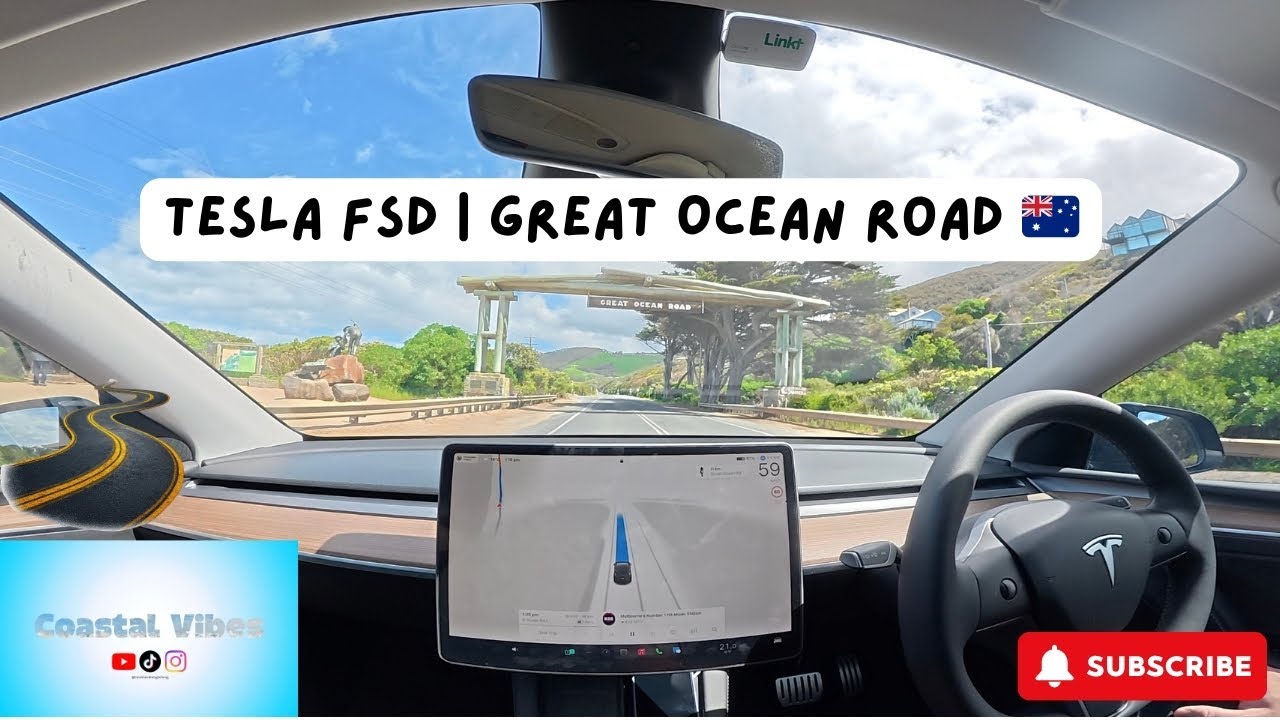Can Tesla Full Self-Driving Handle the Great Ocean Road? (Torquay → Lorne) 🌊🚘