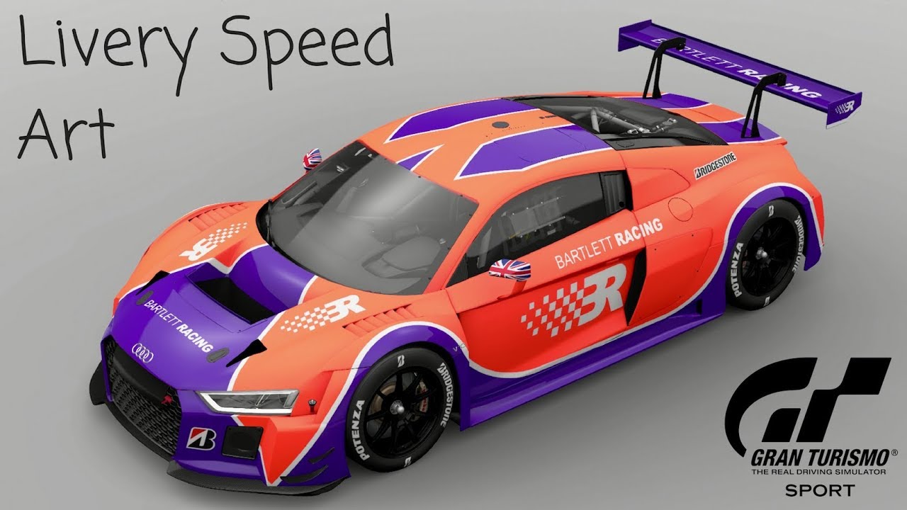Gran Turismo Sport Livery Editor: Bartlett Racing Audi R8 LMS