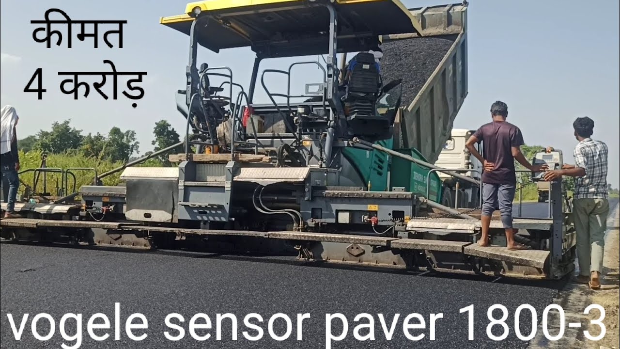 BC laying by vogele sensor paver 1800-3 width 9mtr