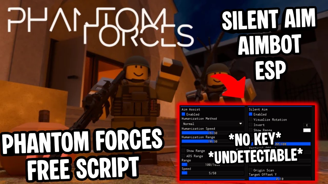 Phantom Forces Script *NO KEY* | Silent Aim, Aimbot, ESP | Undetectable | Mobile & PC | OP Hack
