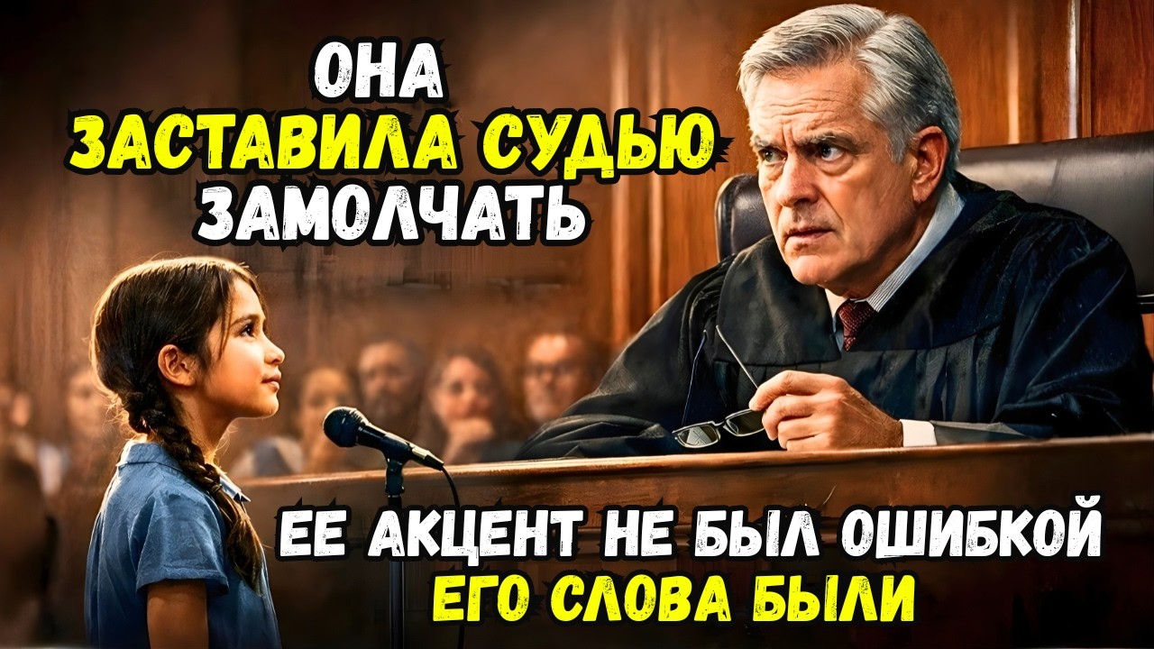 Судья улыбнулся, услышав акцент девушки… Затем она поправила его слова