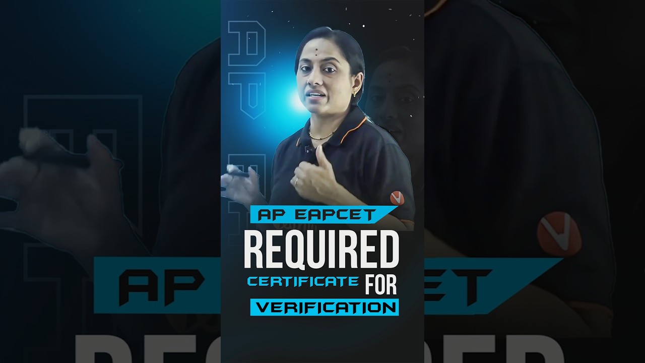 AP EAPCET Counselling Ki Required Certificates Full List Telusukondi #vedantutelugu