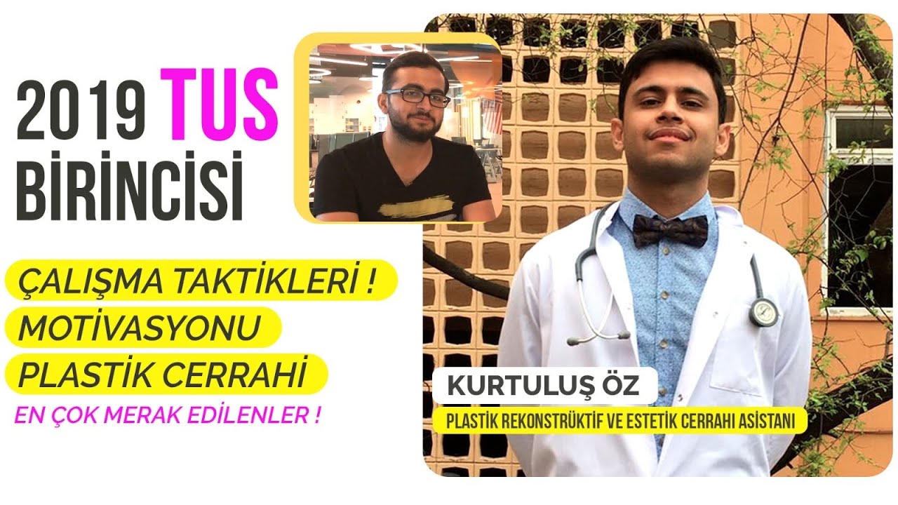 TUS BİRİNCİSİNDEN TAVSİYELER ! PLASTİK CERRAHİ, TUS TERCİHLERİ, MOTİVASYONU, EZBER TAKTİKLERİ...