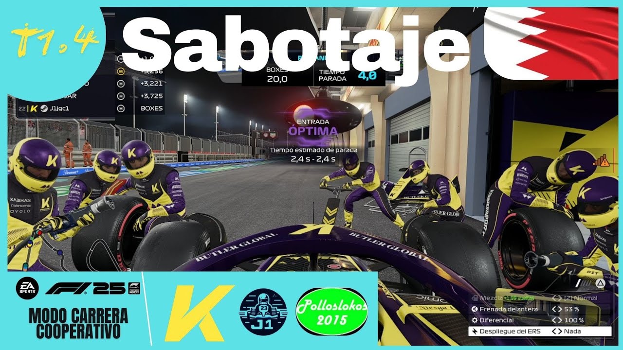 SABOTAJE | GP Baréin (T.1 F1 25 COOPERATIVO) | #4
