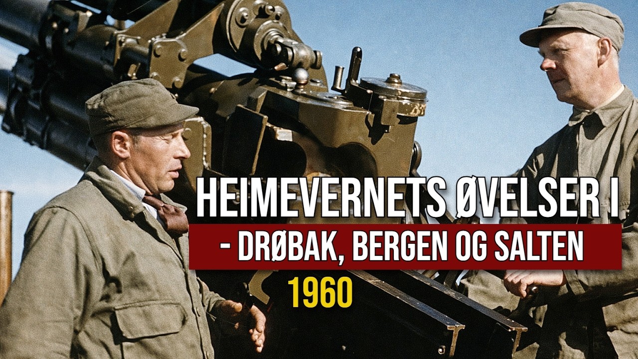Heimevernets øvelser i Drøbak, Bergen og Salten (1960).