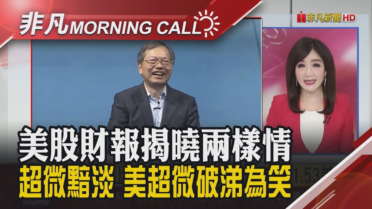 財報出爐!超微盤後跌.美超微漲 南亞科營收飆6倍 日本MLCC巨頭唱旺後市 光寶入列星鏈電源供應 今年GDP拚4.56%｜主播陳韋如｜【非凡Morning Call】20260204｜非凡財經新聞