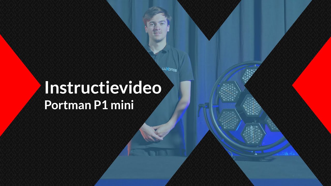 Instructievideo - Portman P1 mini | Lichtgeluidhuren.nl - Luxonos