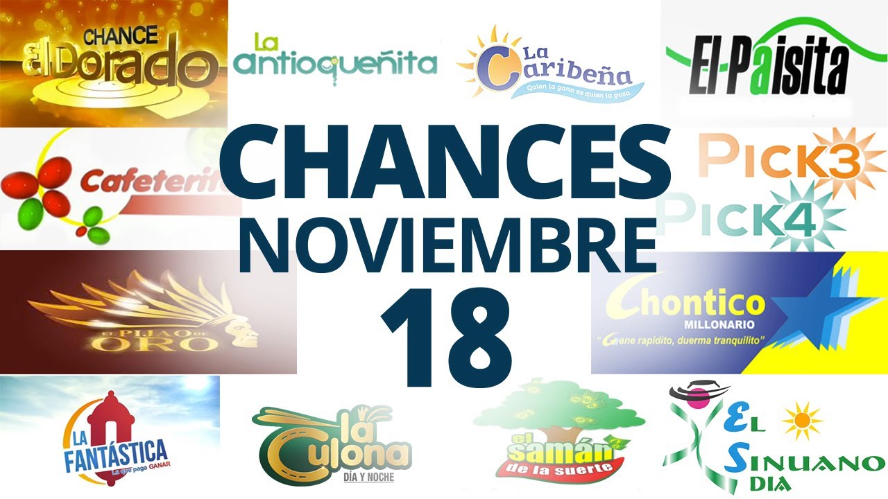 Resultados del Chance del Martes 18 de Noviembre de 2025  Loterias 😱🤑💰💵