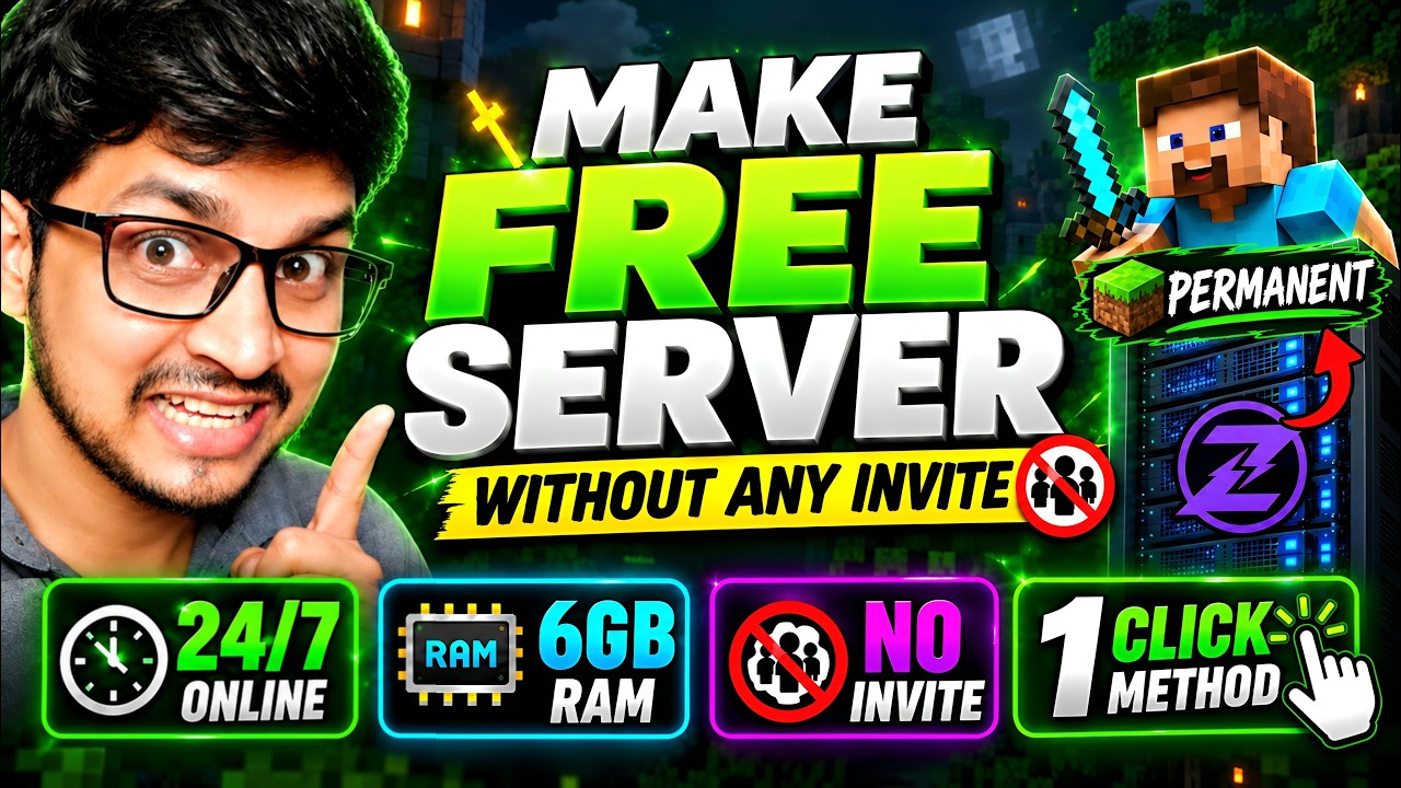 Is THIS The New Best Free 24/7 Minecraft Server Host? Make A 24/7 Free Minecraft Server💚