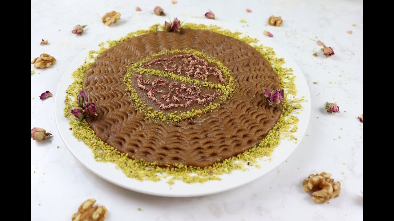 Date Halwa حلوای خرما بدون شکر