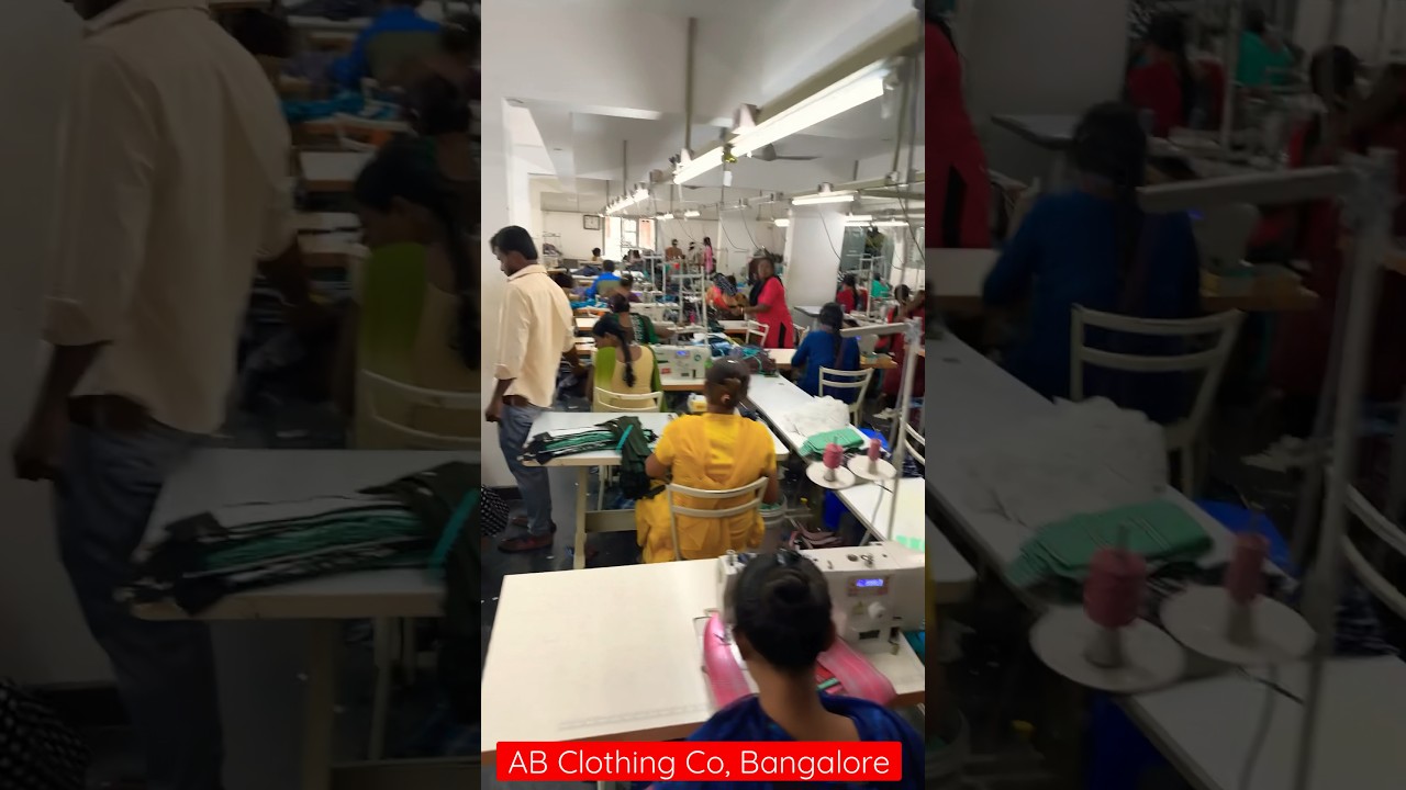 Bangalore Best Garment Factory for men&rsquo;s wear manufacturers #abclothingco #alienglow #bottomline #ab
