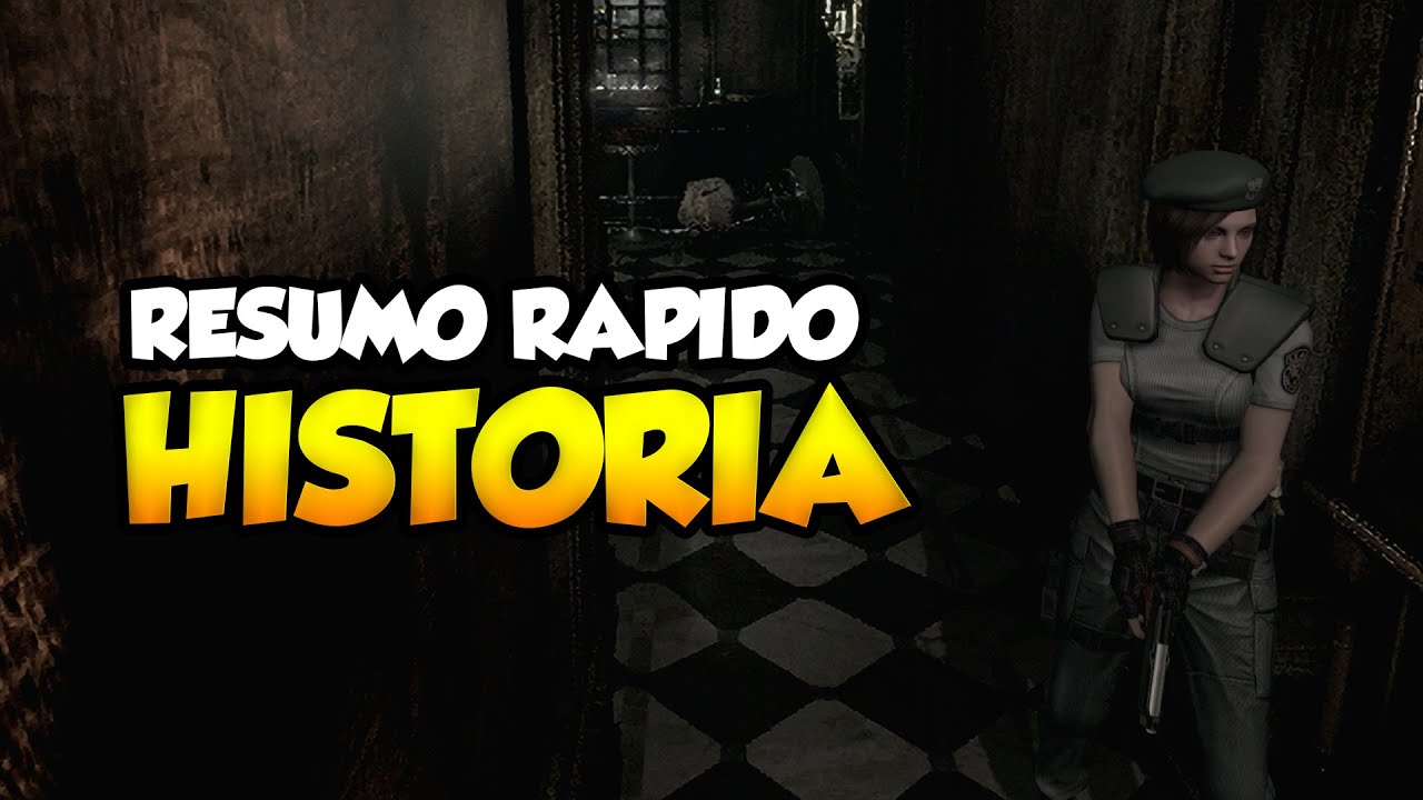 Historia Do RESIDENT EVIL 1 Resumo Enredo - Sinopse R&aacute;pida  | SEM SPOILERS