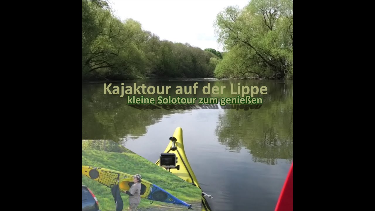 Kajak Solo-Tour Lippe | Dorsten – Krudenburg | Entschleunigung auf dem Wasser