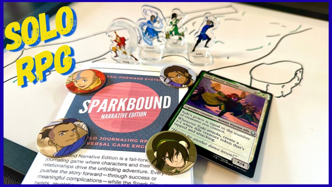 Как играть в одиночные ролевые игры — Sparkbound и Avatar Legends RPG