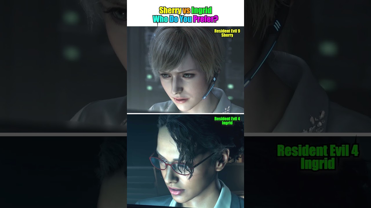 Sherry vs Ingrid: Who Is Your Favorite? #ResidentEvilRequiem #ResidentEvil9 #RE9