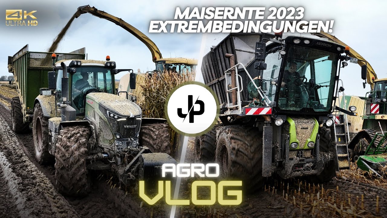 Extrembedingungen im Mais 2023! 🤯 Schlammschlacht! || JP Agrar