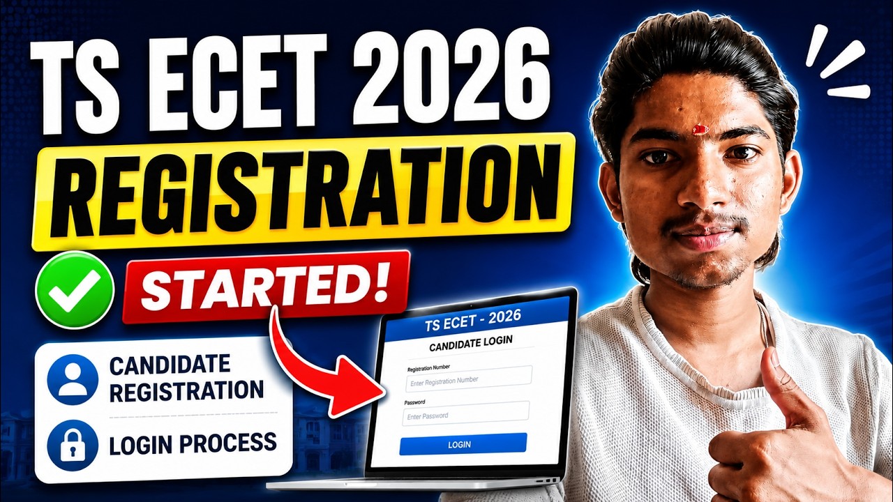 TS ECET 2026 Candidate Registration & Login Process After Certificate Verification |Complete Guide ✅