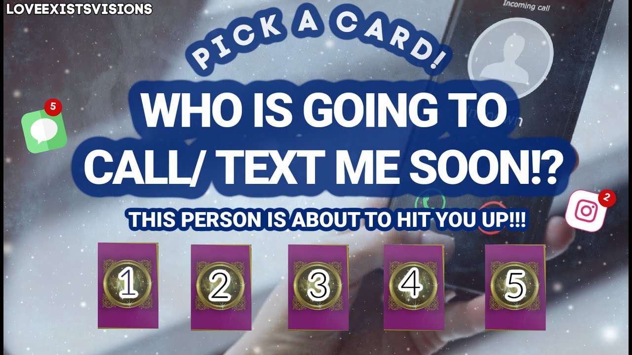 THIS PERSON Is Going To HIT YOU UP SOON! 💘*PICK A CARD* Love Prediction & More! Detailed CHANNELED!